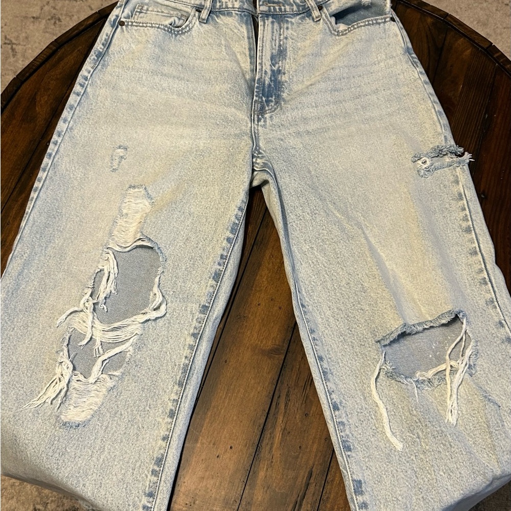Altar’d State Distressed Light Blue Women's Jeans
